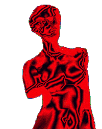 Venus De Milo 3D Sticker by badblueprints