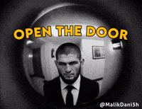 Islam Makhachev Open The Door GIF