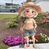 Spring Planting Flowers GIF