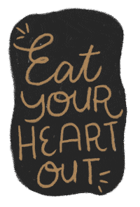 hungry eat your heart out Sticker by Reese Specialty Foods