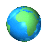 Planet Earth Spinning Sticker by namslam