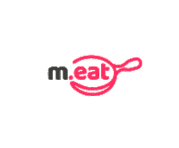 meatapp meat meet mit met Sticker