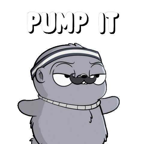 Happy Pump It Sticker by Fugz Official