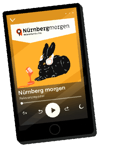 Relevanzreporter news podcast rabbit talk Sticker