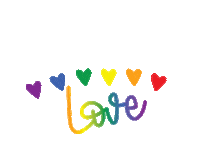 Rainbow Love Sticker