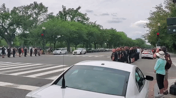 Procession Held After Officer Killed in Violence Outside Pentagon Building, Reports Say