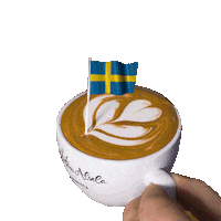 Flag Of Sweden Sticker by Dritan Alsela Coffee