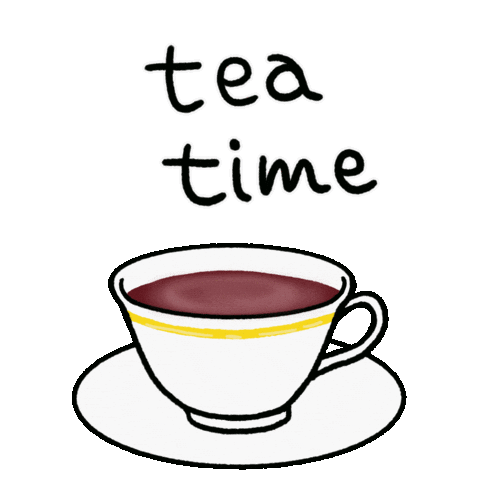 Tea Time Sticker
