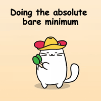Slacking Off White Cat GIF by MESA My Emotional Support Animal