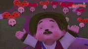 happy animation GIF by Monchhichi