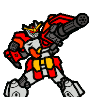 Shooting Gundam Wing Sticker