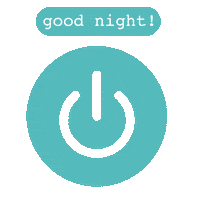 Sleepy Good Night Sticker by Demic