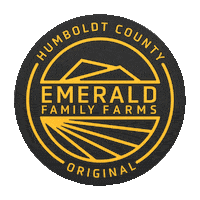 Emeraldfamilyfarms california cannabis emerald humboldtcounty Sticker