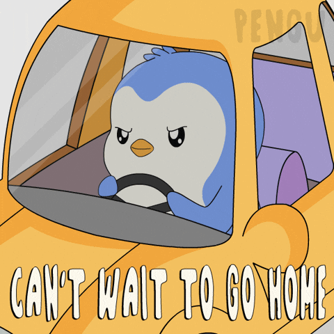 Excited Going Home GIF by Pudgy Penguins