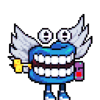 Teeth Eth Sticker by Grillz Gang