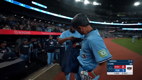 Celebrate Blue Jays GIF by MLB