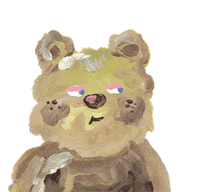 yislow bear why 이슬로 yislow Sticker