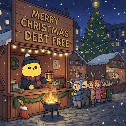 Merry Christmas GIF by Kanpai Pandas