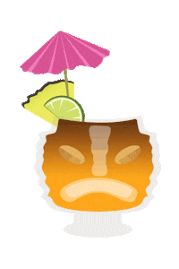 Mai Tai Duke'S Sticker by T S Restaurants