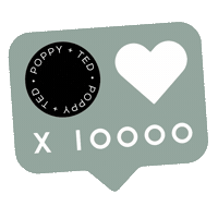 Popandted Sticker by Poppy + Ted