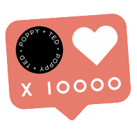 Popandted Sticker by Poppy + Ted