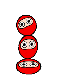 ryunosuke_art だるま ryunosuke アート 龍之介 Sticker