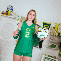 Oregon Duck Volleyball GIF by GoDucks