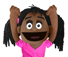 Happy Cheer Sticker by Fluffy Friends