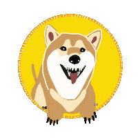 Shiba Inu Dog Sticker