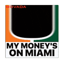 Miami Hurricanes Sticker by Bovada