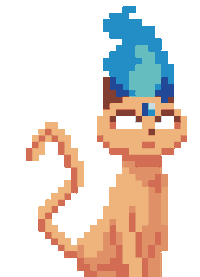 Cat Pixel Art Sticker by brunopixels