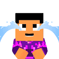 Happy Pixel Sticker