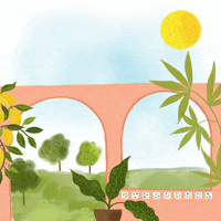 lanalande green holiday sun plant GIF