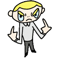 Smollmighty animation angry mad fuck you Sticker
