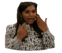 mindy kaling omg Sticker
