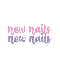 Glam Nails Done Sticker