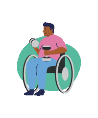 Fitness Moving Sticker by Merck Healthcare