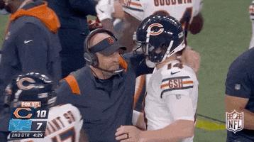 Chicago Bears Hug GIF by NFL