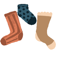 socks Sticker by Lost Lily