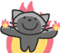 Cat 야옹이 Sticker