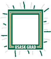 Frame Graduate Sticker by USask