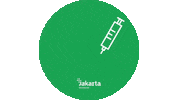 PlusJakarta jakarta vaccinated vaksin menor Sticker
