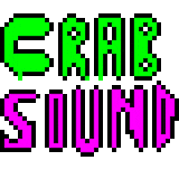 nestorovilla 8bit sound crab grime Sticker
