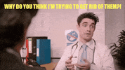 Why Are You Here Go Away GIF by FoilArmsandHog