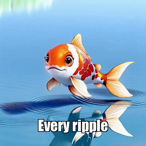 Wisdom Ripple Effect GIF by TheConfishius