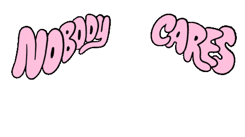 I Dont Care No Sticker by Chris Piascik