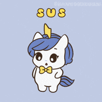 Acting Weird Red Flag GIF by Brave Unicorn