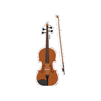 Viola Sticker by Musicarium