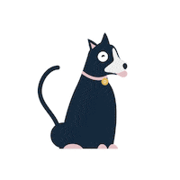 AniCura happy dog blue dogs Sticker