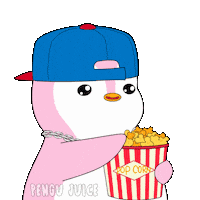 Michael Jackson Popcorn Sticker by Pengu Juice Co.